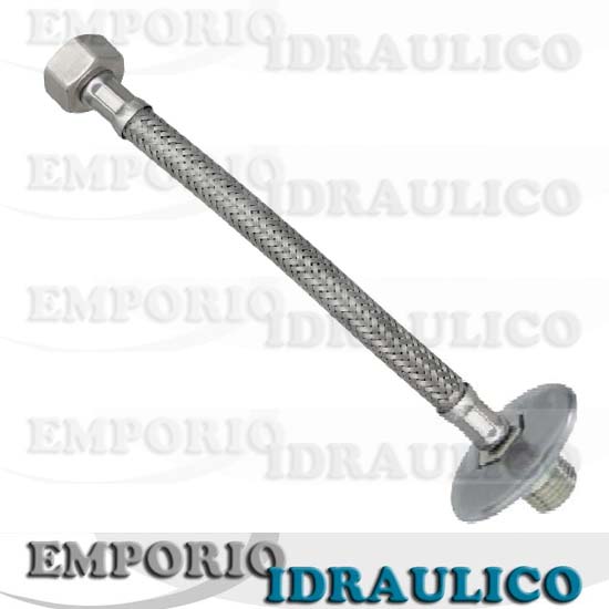 Flessibile Inox Prolungato M 1/2 x F 3/8 - Clicca l'immagine per chiudere